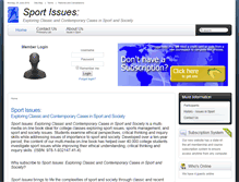 Tablet Screenshot of issuesinsport.com